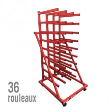 SUPPORT 36 ROULEAUX